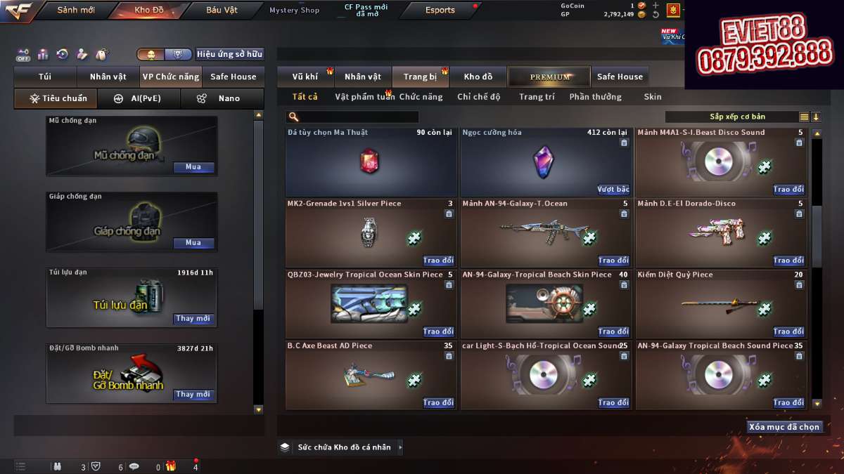 shop acc cf uy tin gia re